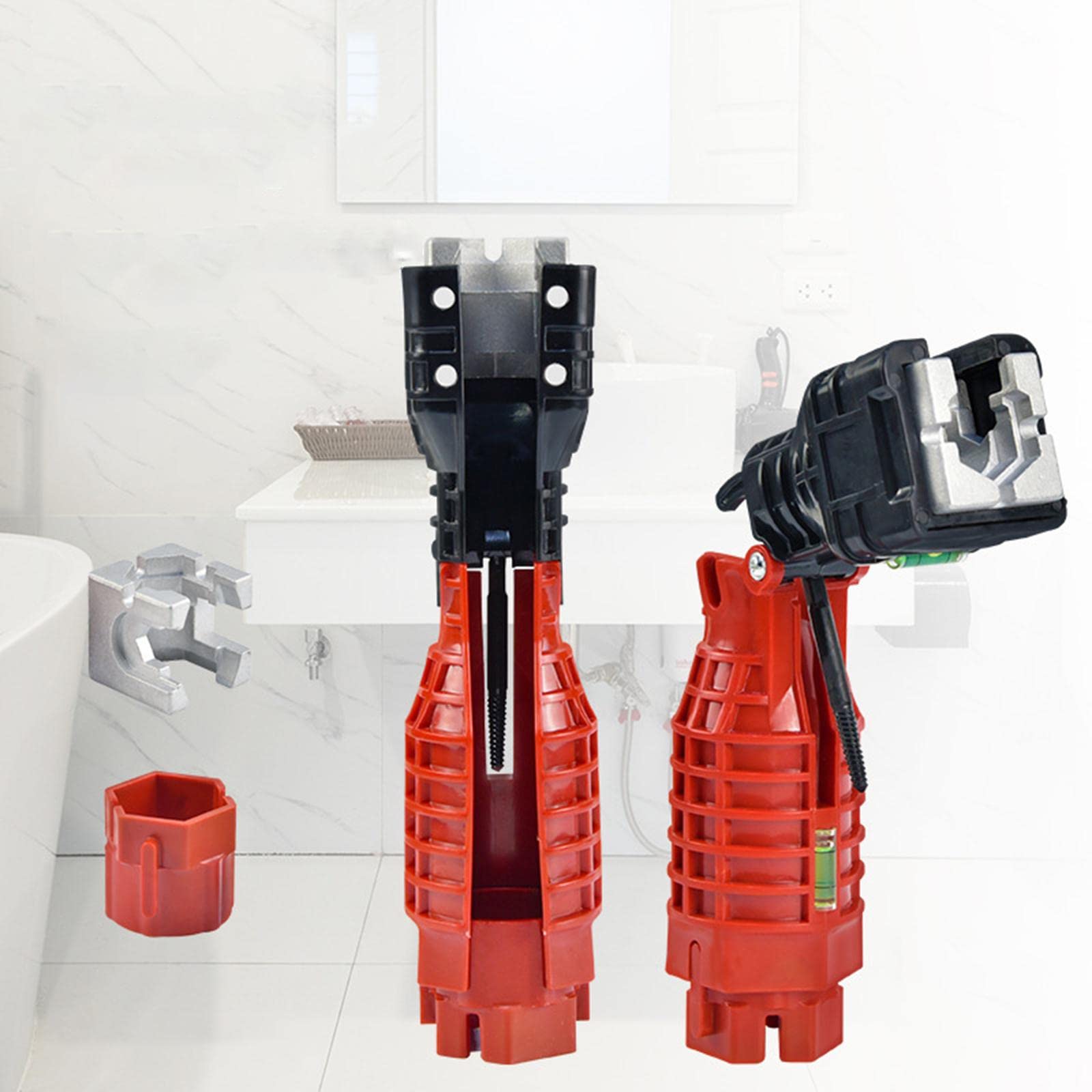 3-częściowy zestaw narzędzi do montażu baterii i zlewu klucz do rur dla hydraulików właścicieli domów