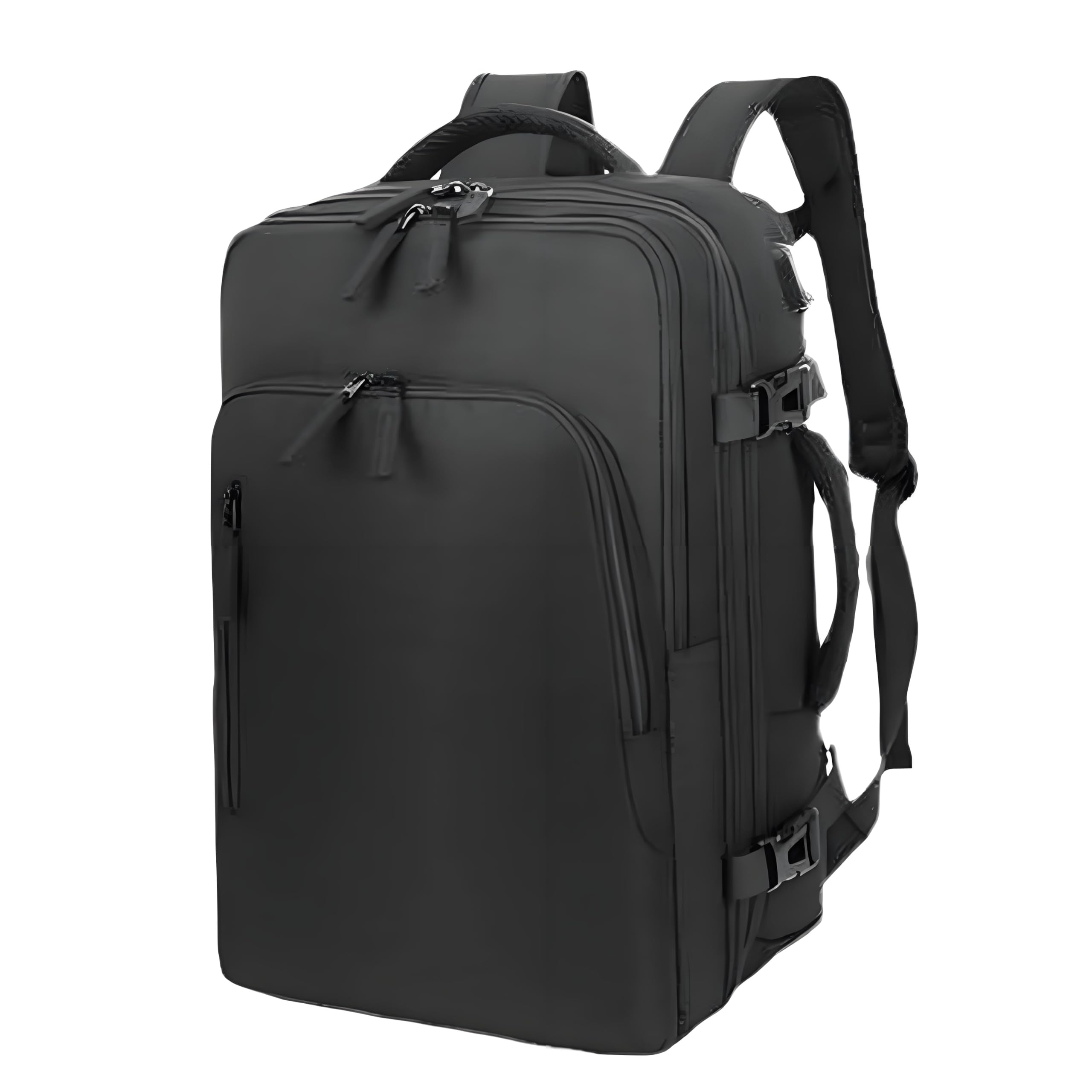 AUMTISC Zaino per computer portatile, 22 – 38 l, regolabile, grande capacità, borsa da viaggio per affari, laptop fino a 15,6 pollici
