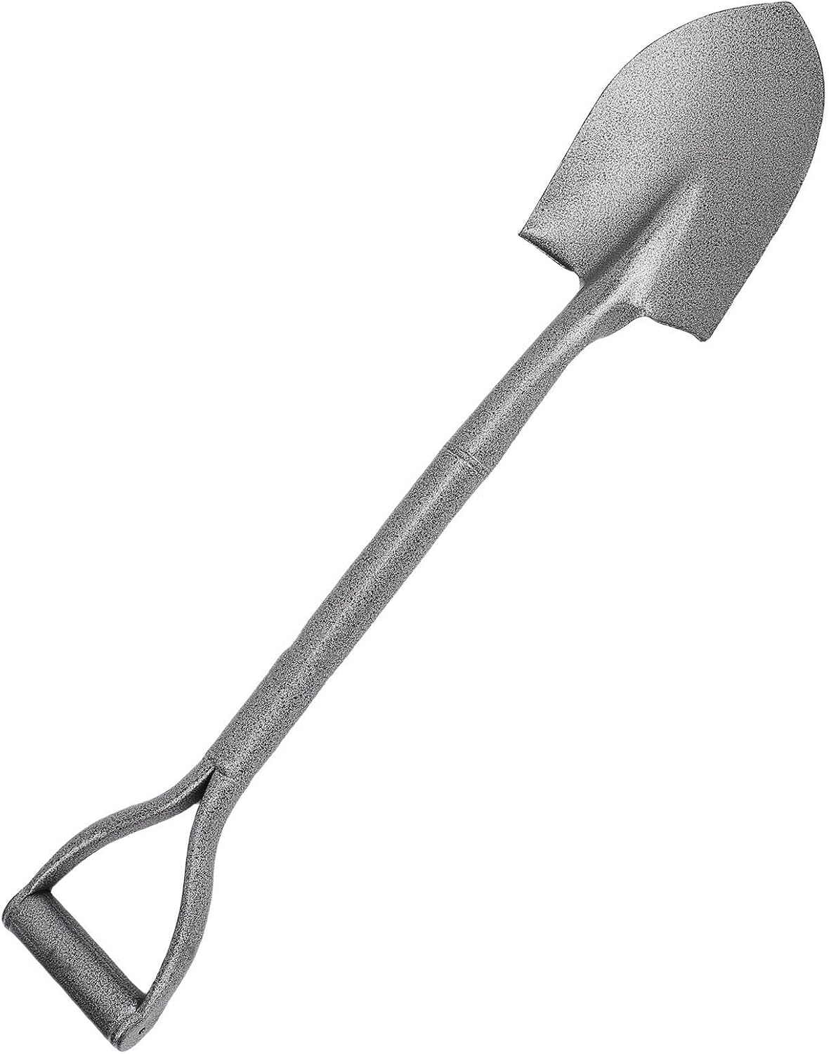 AMONIDA 76cm All Metal Digging Shovel, Heavy Duty Manganese Steel Rustproof Shovel, D Handle Tool, Ideal for Camping, Gardening & Outdoor