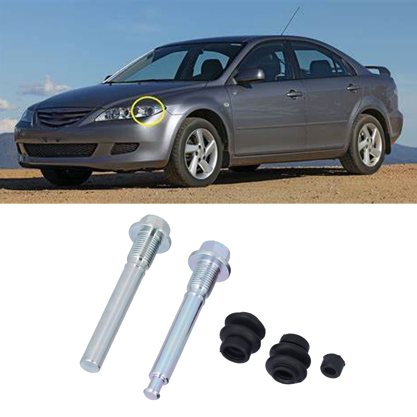 Amazon | リアディスクブレーキキャリパーガイドピンブーツ