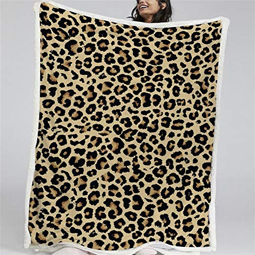 Blanket Bett Decke Mode Weiche Decke Mikrofaser Bettwäsche Lila, Rot, Gelb Decke 150x200 3D Animal (Color : 2, Size : 150cmx200cm)
