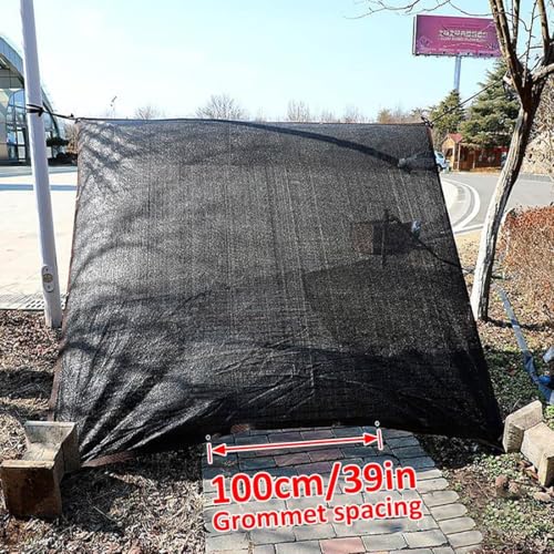 Toile d'ombrage de jardin occultante pour créer un coin d'intimité sur le patio