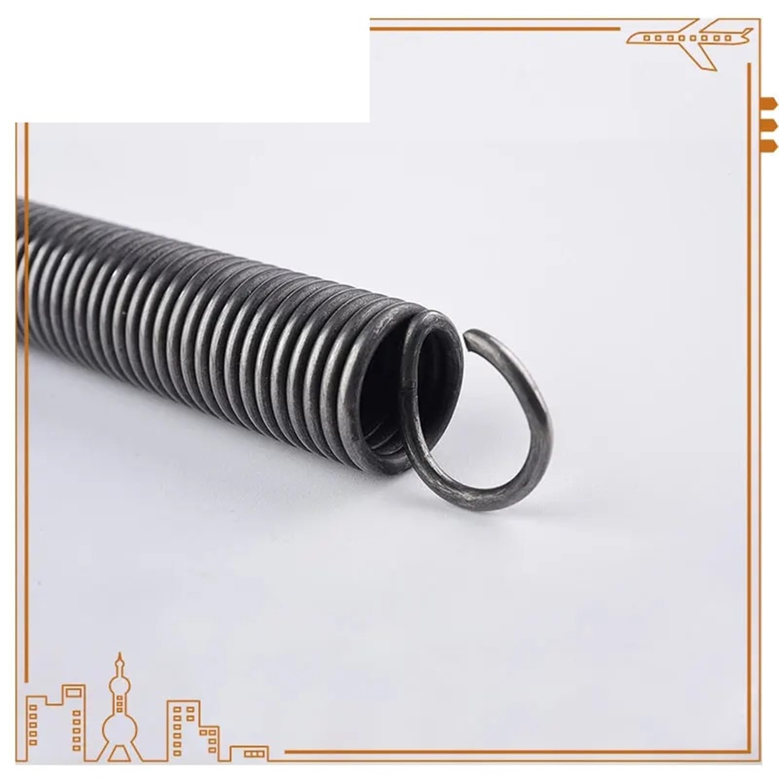 Verlängerungsfedern Drahtdurchmesser 2,5 mm Außendurchmesser 20 mm offener Haken S-Haken Zugfedern Rückzugfeder Spiralfeder Zugfeder Geeignet FüR Maschinen(260mm (1Pcs))