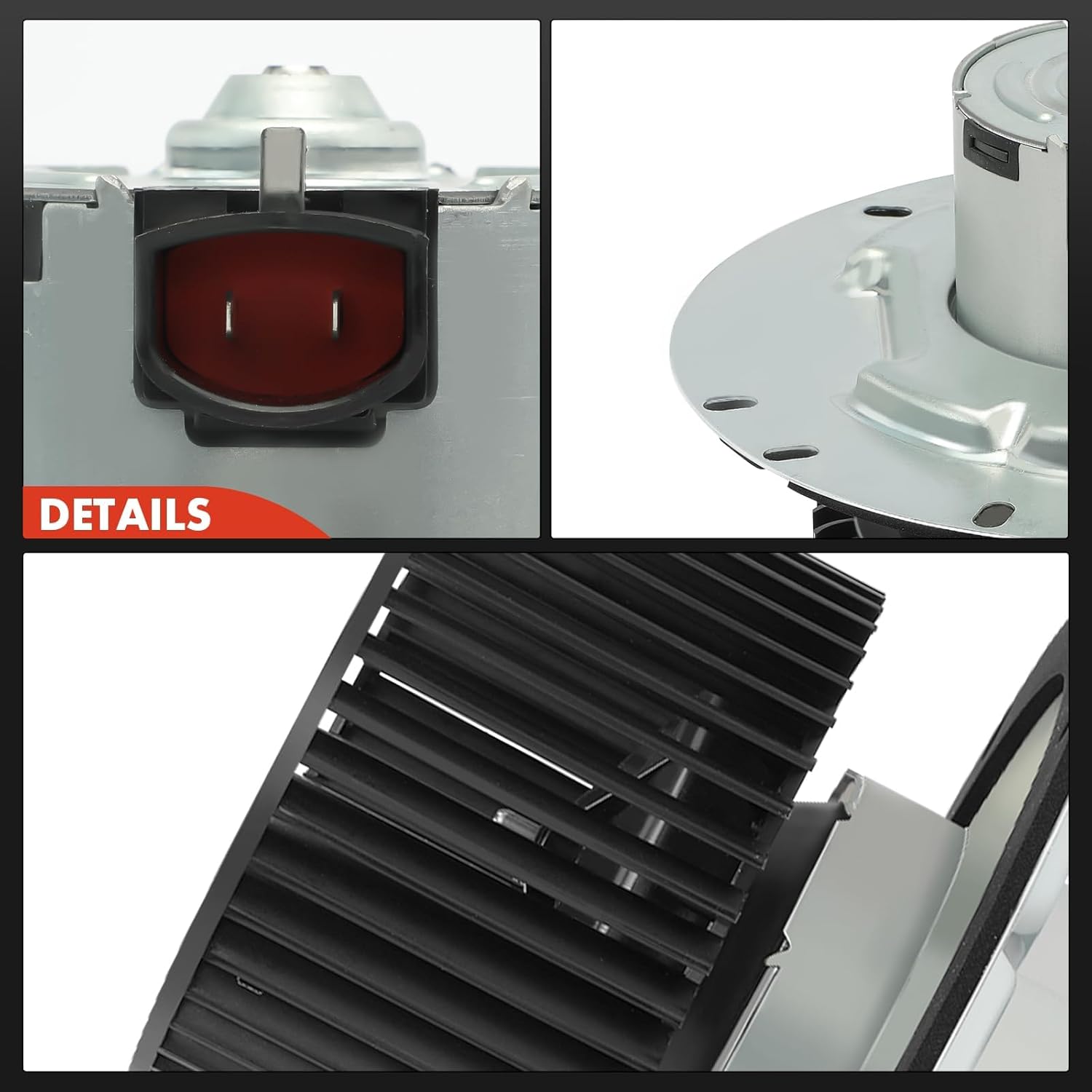 A-Premium HVAC Heater Blower Motor Assembly Compatible with Ford Vehicles - Ranger 1995-1997, Extended Cab Pickup/Standard Cab Pickup - Front Side