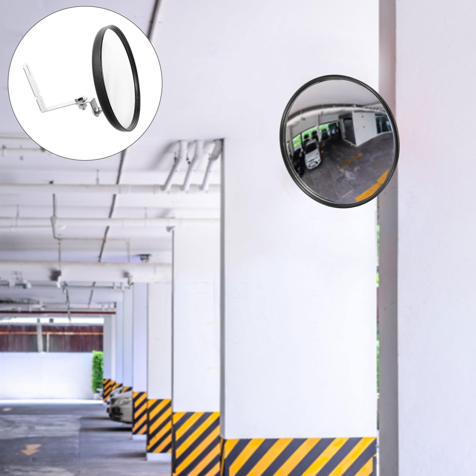 Espejos Exteriores Espejo Seguridad Para Tráfico Gran Angular Garaje Convexo Punto Ciego Para Oficina Esquina Garaje Entrada s