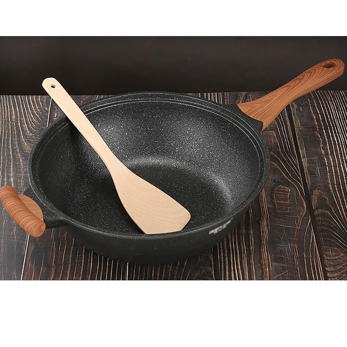 Wok chino sin recubrimiento con fondo redondo miniatura 4
