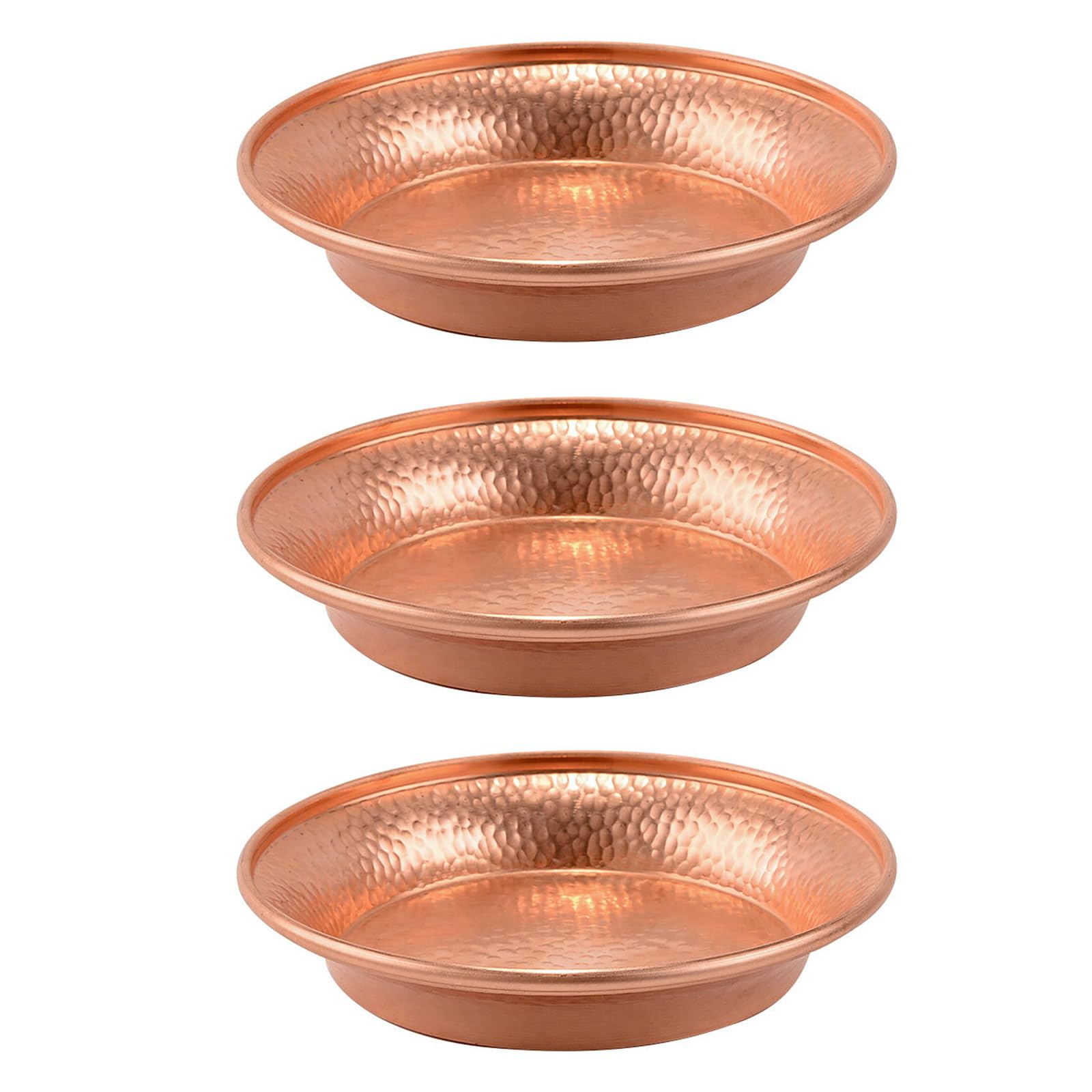 Coupelles en Cuivre Martelé 11,4 cm Lot de 3 Polyvalentes pour Sauces Dips Fumigation