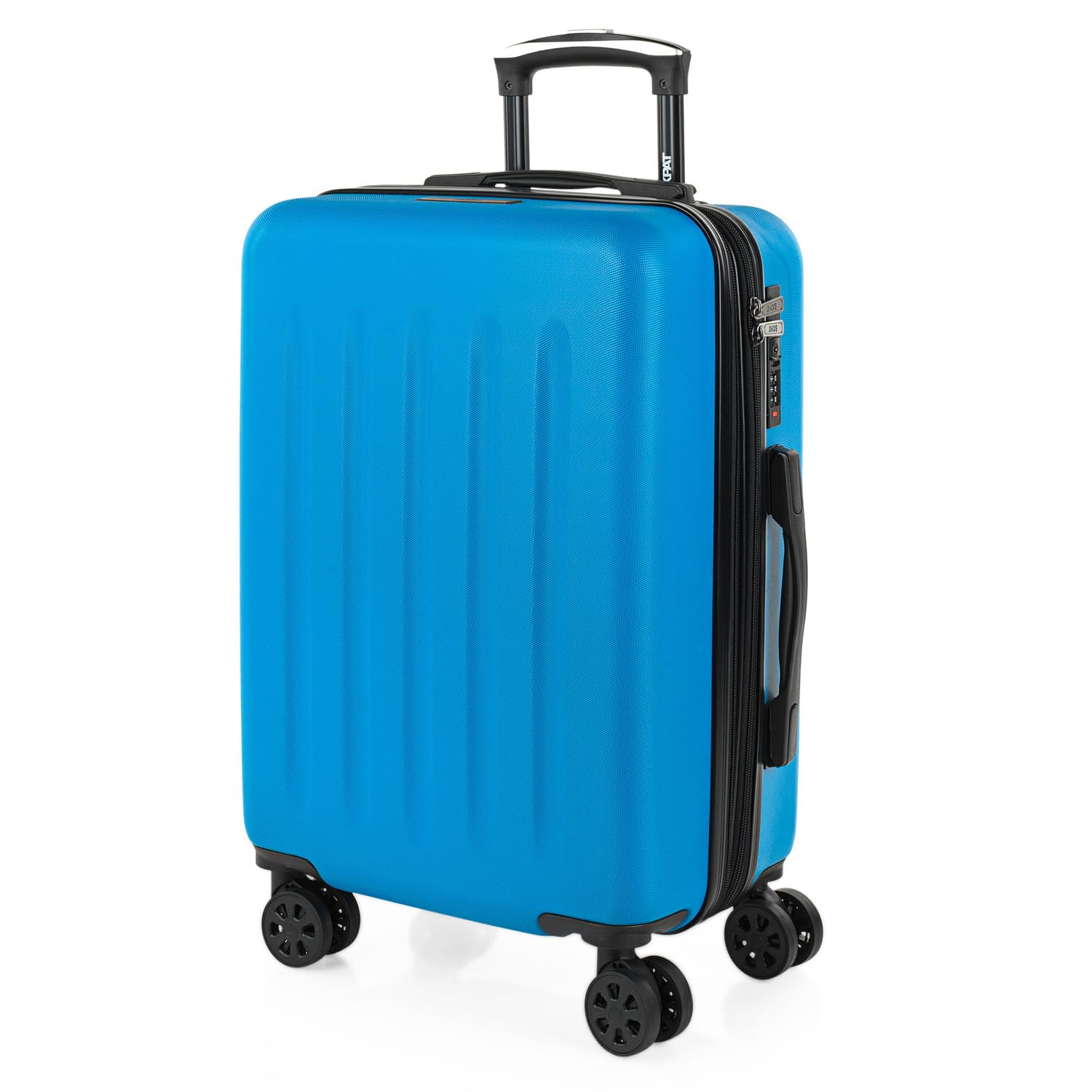 SKPAT - 4 Wheel ABS Suitcases - Travel Suitcase Set 3 Pzs - Large Suitcase, Medium Suitcase and Cabin Suitcase - Sturdy and Light Travel Cases Set with Padlock 175100