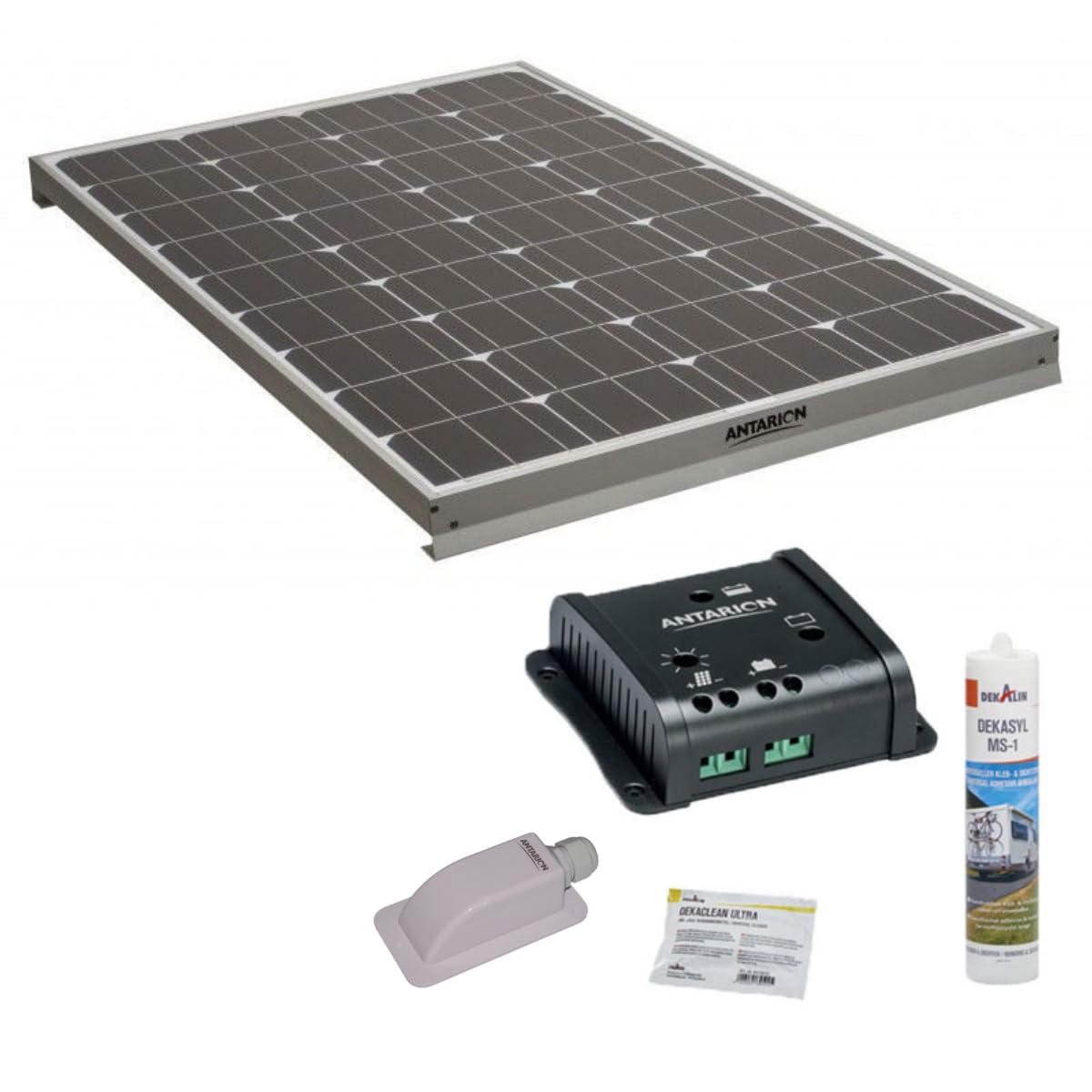 Pack ANTARION Panneau Solaire Souple 150W Camping car Van Life + régulateur solaire SC10