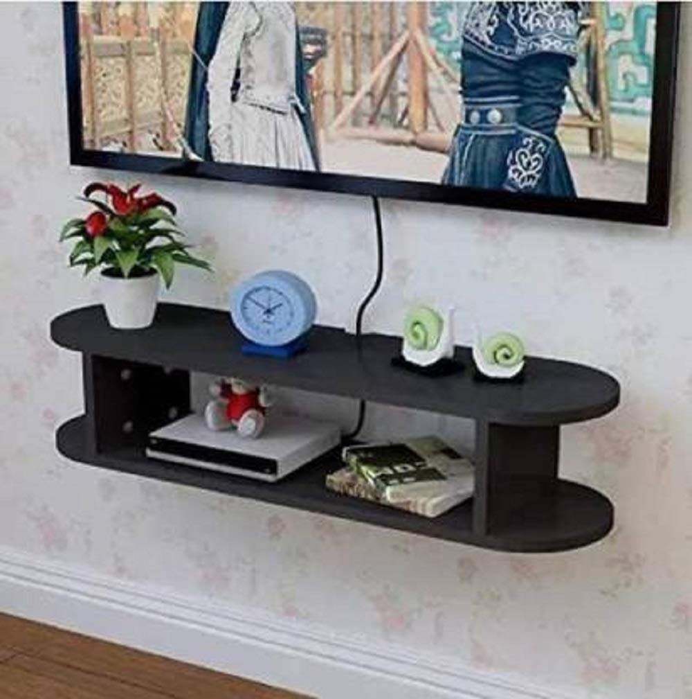 Set in legno con ripiano superiore per decorazione da parete per soggiorno