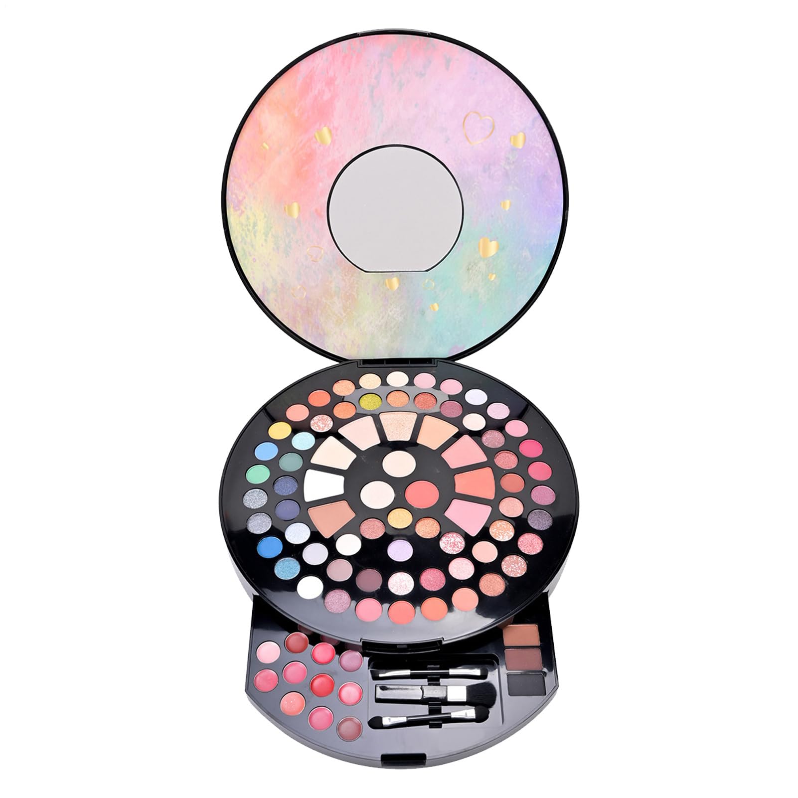 Palette di Ombretti,Kit Contorno E Fondotinta - 86 Colori Con Pennello E Blush Viso - Per Donne Ragazze Madri Festival Di Bellezza Feste Eventi Formali Performance Sul Palco Halloween