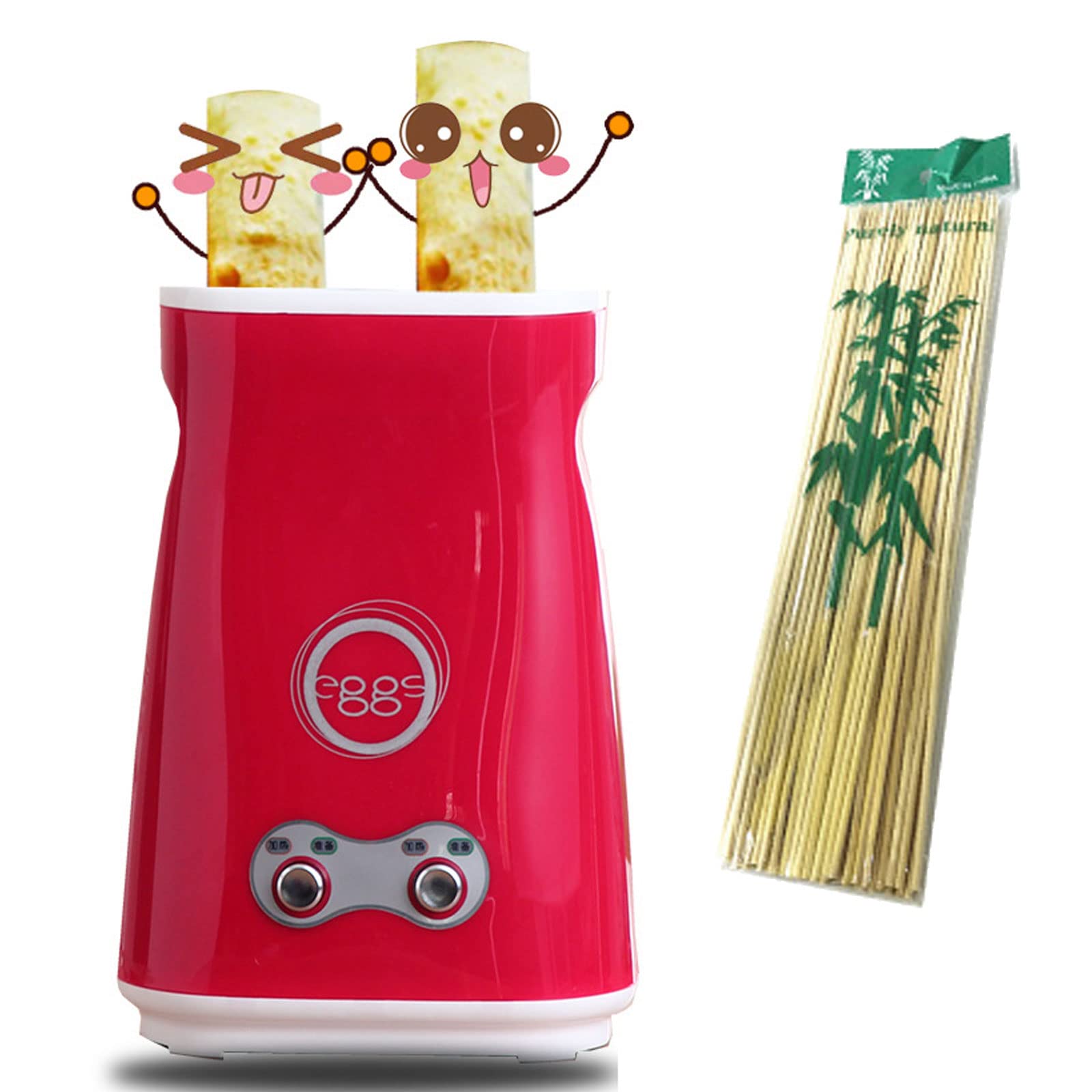 Eierkoker Eierrolmaker, Boiler Omelet Cup Roll Machine, Automatische Eierrolmachine voor het Ontbijt, Huishoudelijke Worstvelmachine, Snelle Eierkoker, Multifunctionele Ontbijt EIE