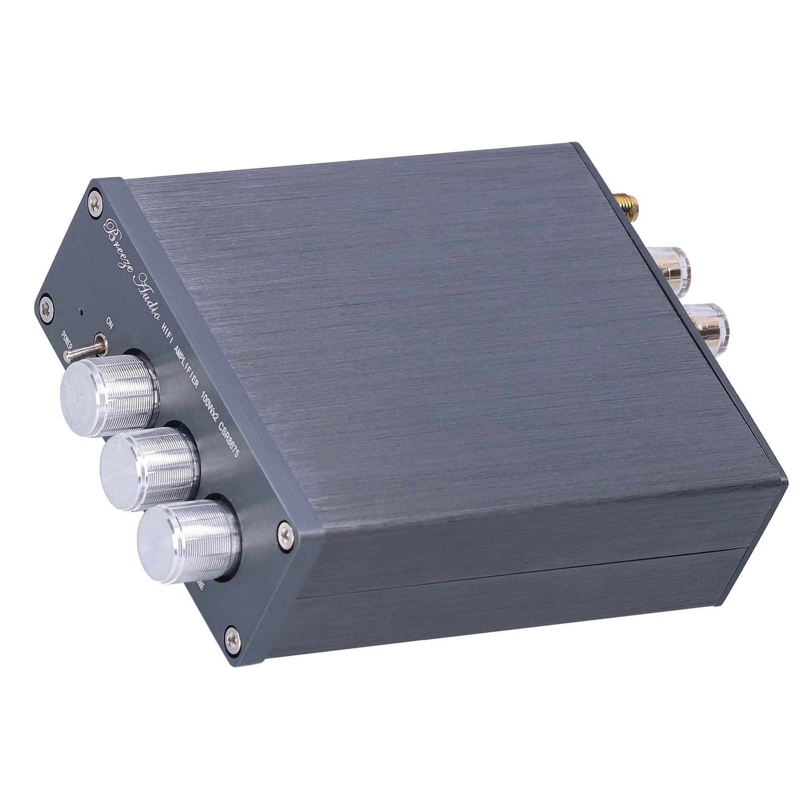 Amplificador de Potencia Digital Aleación de Aluminio Bluetooth 5.0 LDAC con componentes de decodificación admite Aptx-HD 24 bits sin Poder de transmisión sin Soporte de Factor de