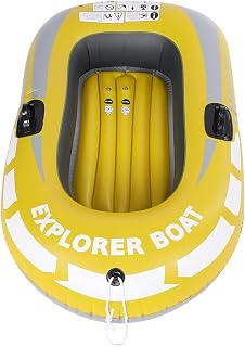 Venta Loca Buceo a la Deriva de Pesca, Canoa Inflable, Adecuado para Que lo Use una Sola Persona 150 * 100 cm / 59 X 39 Pulgadas Color: Amarillo para Pesca a la Deriva