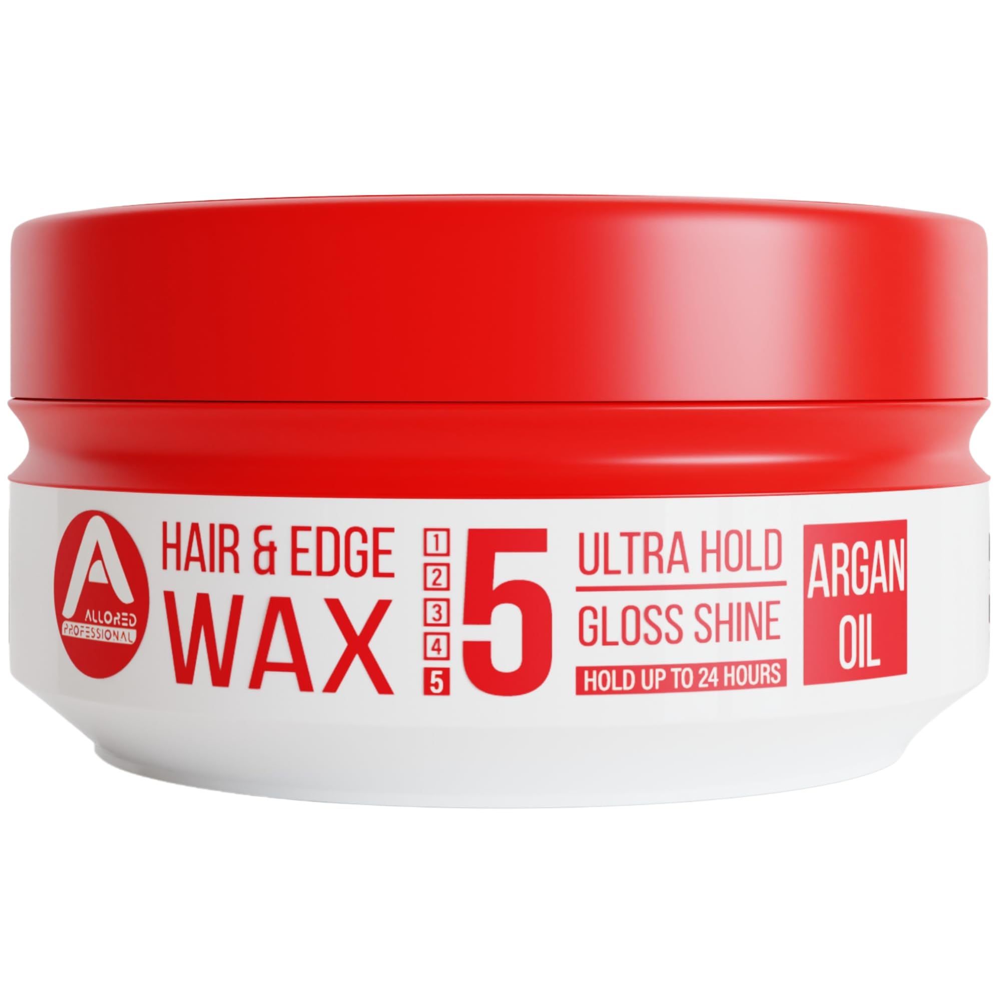 Argan Oil Hair Edge Styling Wax - Strong Hold Gummy Wax with Watermelon Scent - 24 Hours Hold Edge Control Gel for Afro Hair - Aqua Hair Gel for Men & Women 150ml