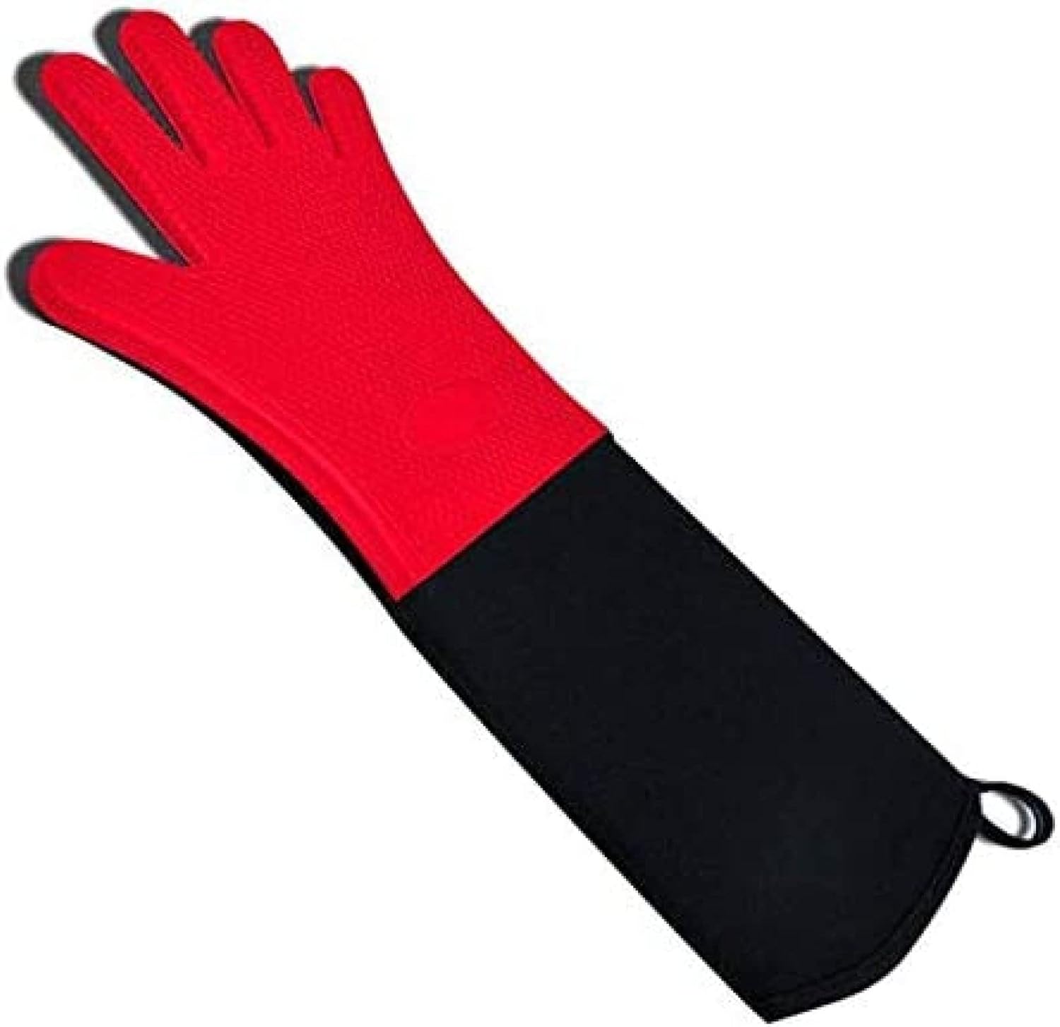KRASS 1 Oven Heat Resistant Kitchen Baking Gloves Extra Long Cotton Fabric Splicing BBQ Oven Gloves-05 Heat Resistant Kitchen Gadget,5,Collector88