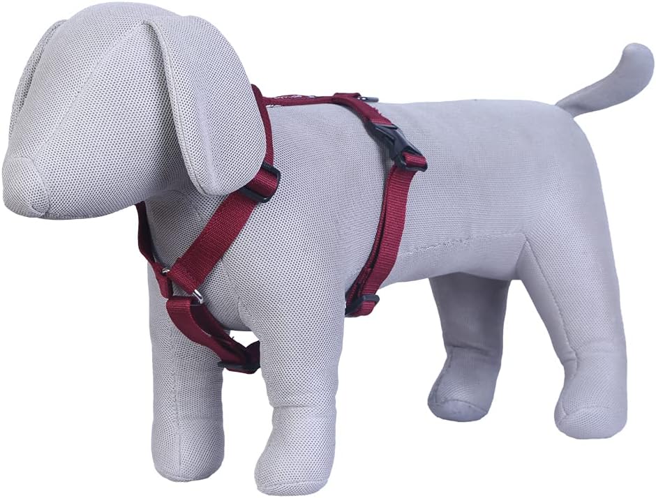 Pets Like Dog Polyester Full Harness Maroon(Small) (GE-PL0012D)