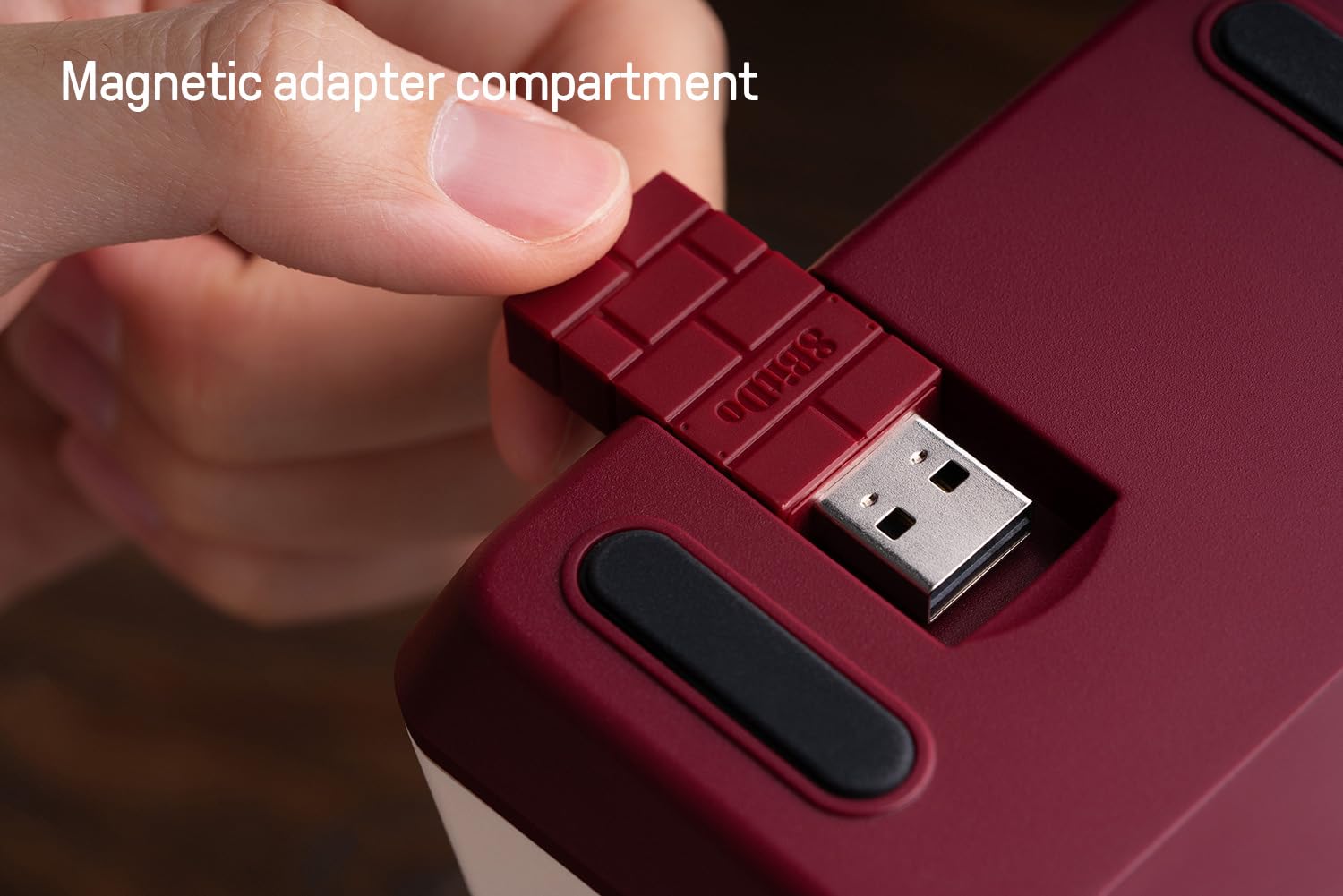 8BitDo Pavé numérique mécanique rétro à 18 touches, prend en charge le mode pavé numérique PC et calculatrice standard, remplaçable à chaud, bouton de raccourci calculatrice PC, Bluetooth/2,4 G/pavé