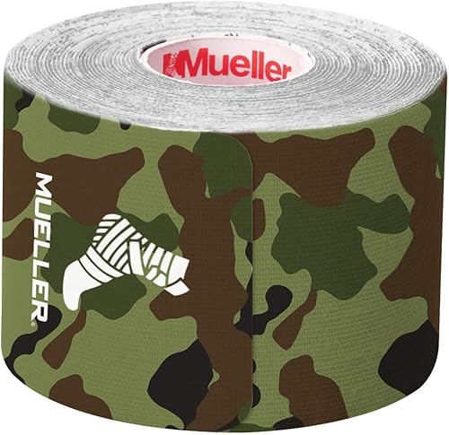 Vista 26 de MUELLER Cinta terapéutica de kinesiología de medicina deportiva, cinta atlética de calidad, sin látex, 20 tiras en I precortadas, 2 x 9.75 pulgadas