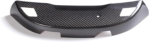 Miniatura 2 de Cubierta de base de espejo retrovisor para interior de automóvil compatible con Chevrolet Corvette C7 Stingray 2014-2019 fibra de carbono real, 1