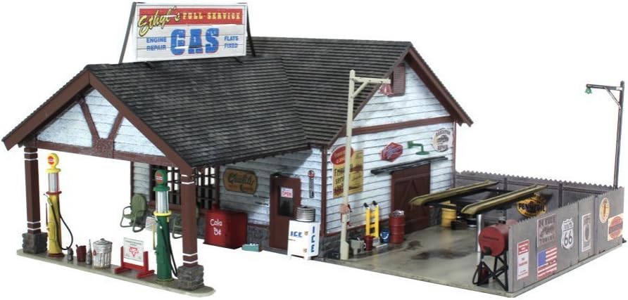 Woodland Scenics WOOBR4935 N Built-Up Ethyl's Gas & Service