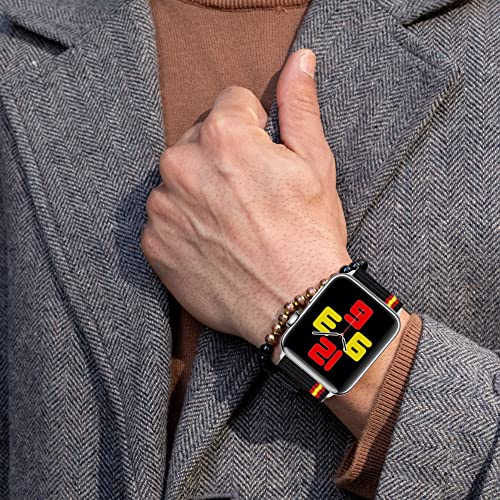 ESTUYOYA Spain Strap compatible with Apple Watch 49mm 46mm 45mm 44mm, (42mm-Serie 1-3) - Image 2