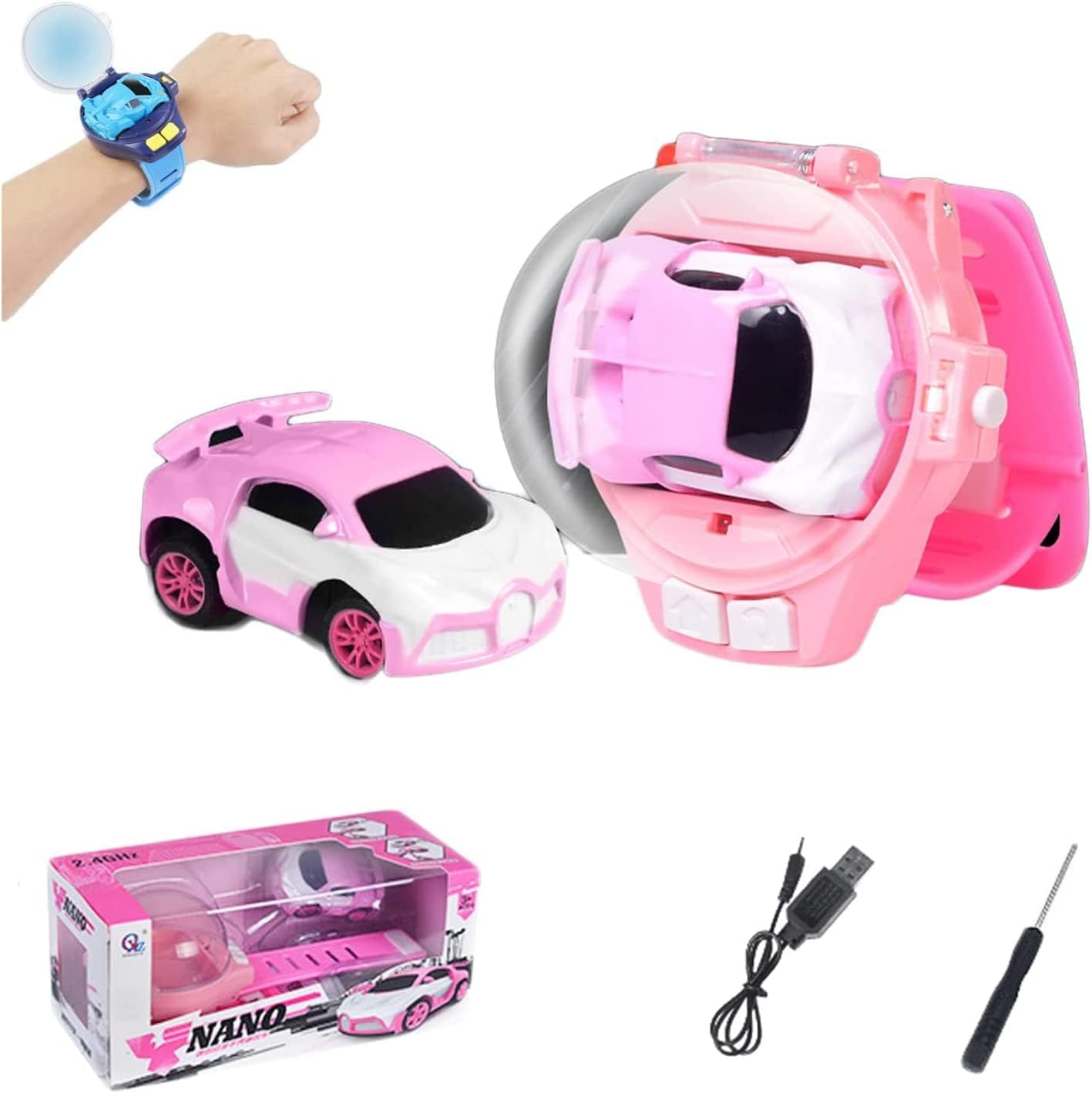 Buy 2022 New Mini Remote Control Car Watch Toys, Children's Cute Wrist