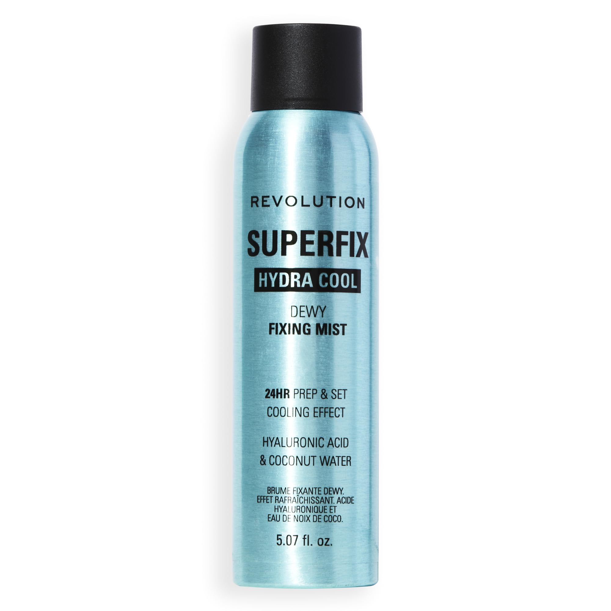 Revolution, Superfix Hydra Cool Prep + Fix Fixierspray, Feuchtigkeitsspendendes Gesichtsspray mit Aloe Vera, Vegan & Tierversuchsfrei, 150 ml