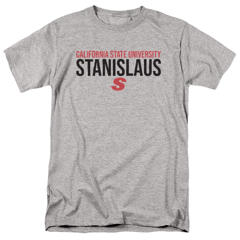 California State University Stanislaus Official Stacked Unisex Adult T Shirt