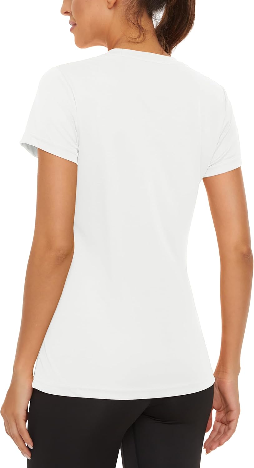 MAGCOMSEN Women's Short Sleeve T-Shirts UPF 50+ Sun Protection Quick Dry Athletic Running Workout Rash Guard Tops - Image 6