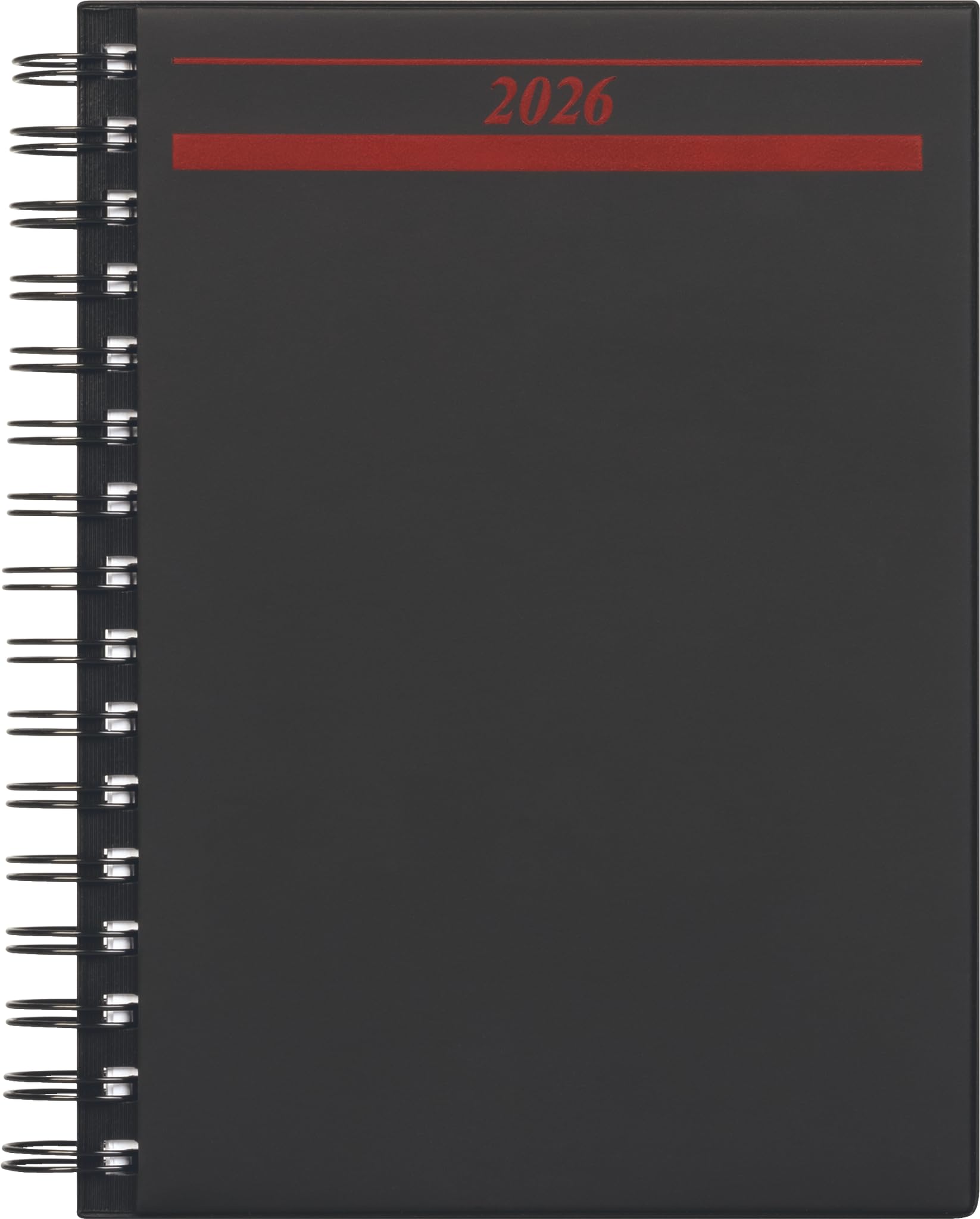 rido/idé Buchkalender Mod. Timing 1 2026 | A5, Kunststoff, schwarz