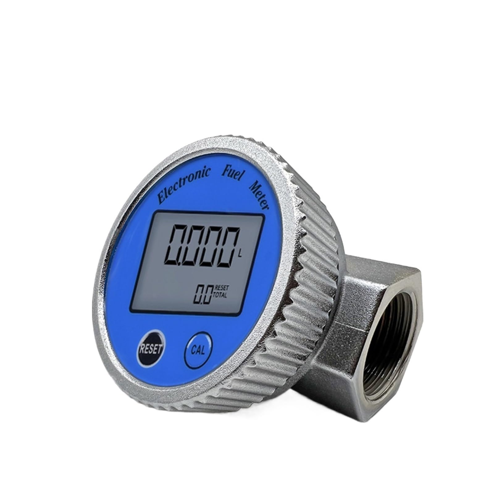Contador de Agua, Medidor De Flujo Electrónico De Alta Precisión, Medidor De Flujo Con Pantalla Digital For Metanol, Gasolina, Queroseno, Agua, Resistente Al Agua , para uso doméstico en el jardín(DN2