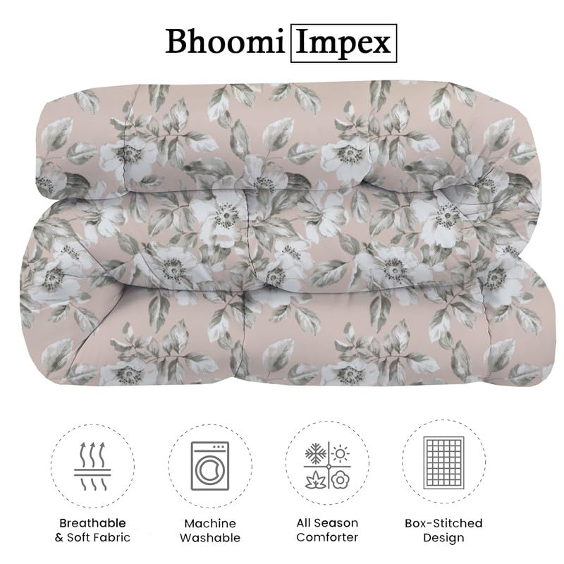 Image of Comforter Double Size Printed Comforter Premium 1800 Series Microfiber - Heavey Winter Blanket /AC Comforter 300 GSM Double Bed - 90 x 100 inch