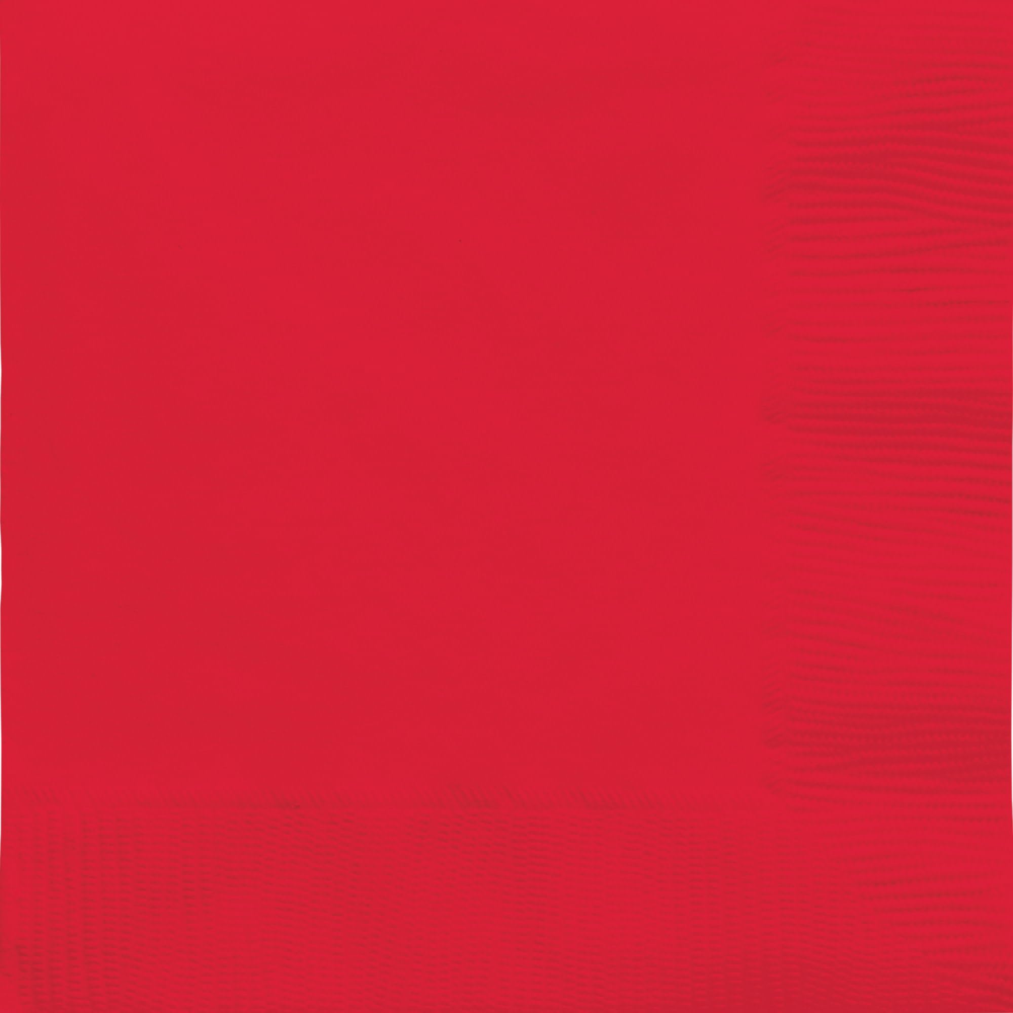 Amscan Servilletas de almuerzo de 2 capas, 6-1/2 x 6-1/2 pulgadas, color rojo, paquete de 32 servilletas
