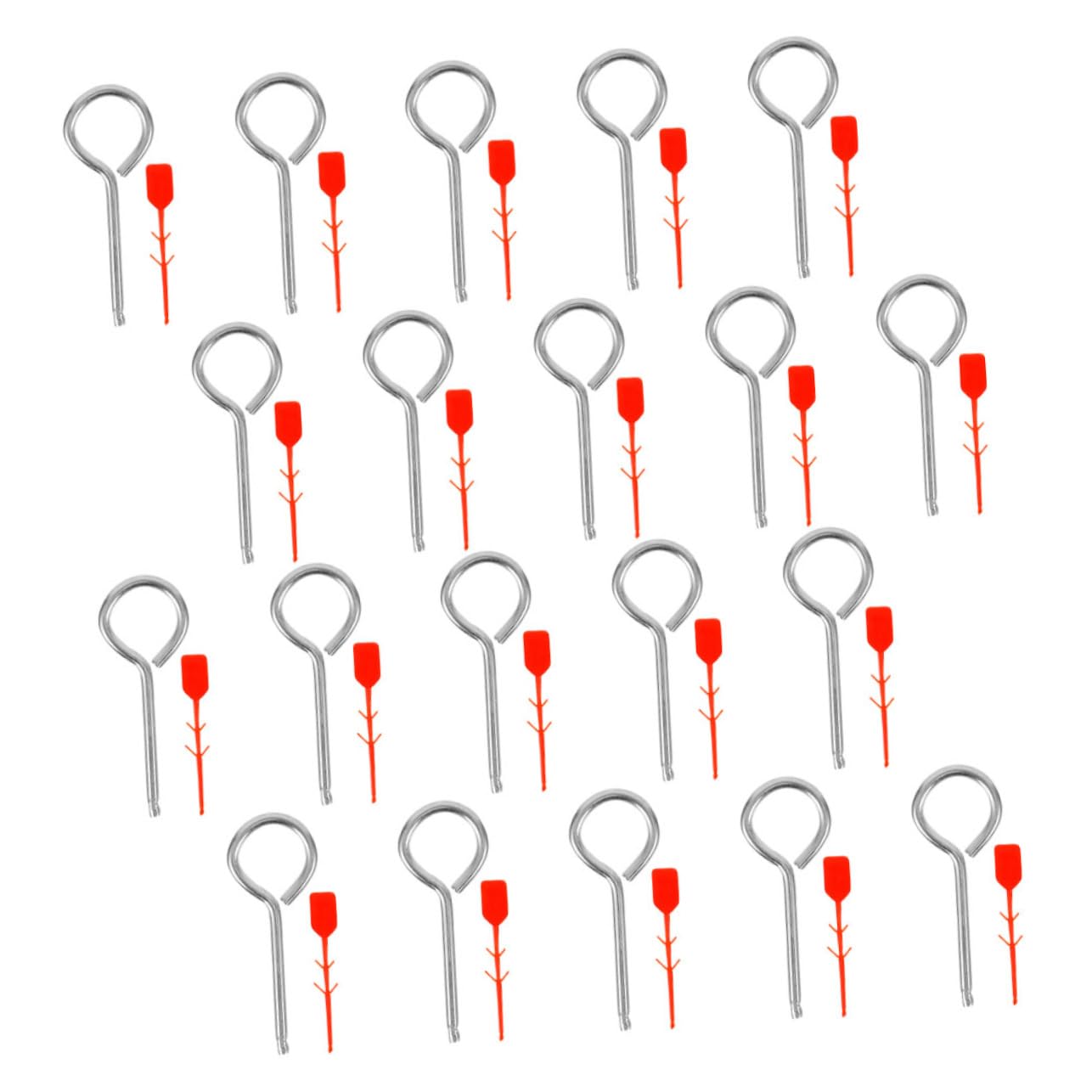 NUOBESTY 100 Juegos Pasadores de Seguridad Extintores de Accesorios Esenciales de Seguridad Pasadores de Bloqueo Equipos de Protección Incendios Prácticos Prevención de Incendios