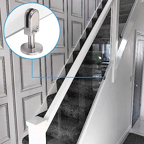 Abrazaderas de vidrio para instalar mamparas y barandillas ajustables de 6 a 8 mm 4