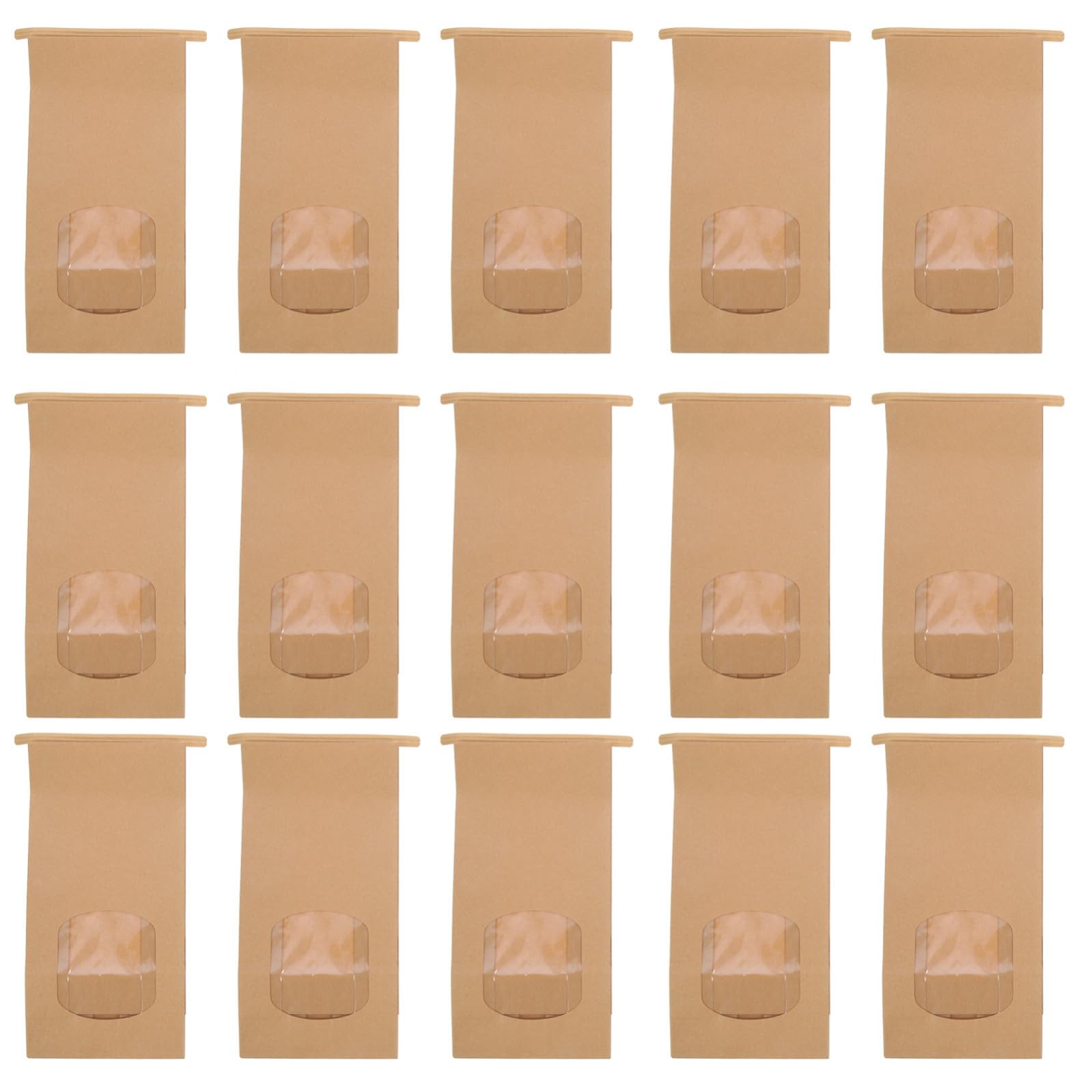 Sacchetti per Biscotti Resistenti al Grasso e Non Facili da Deformare 100 da 8oz in Carta Kraft Design Elegante e Pratico per Casa e Piccole Attività
