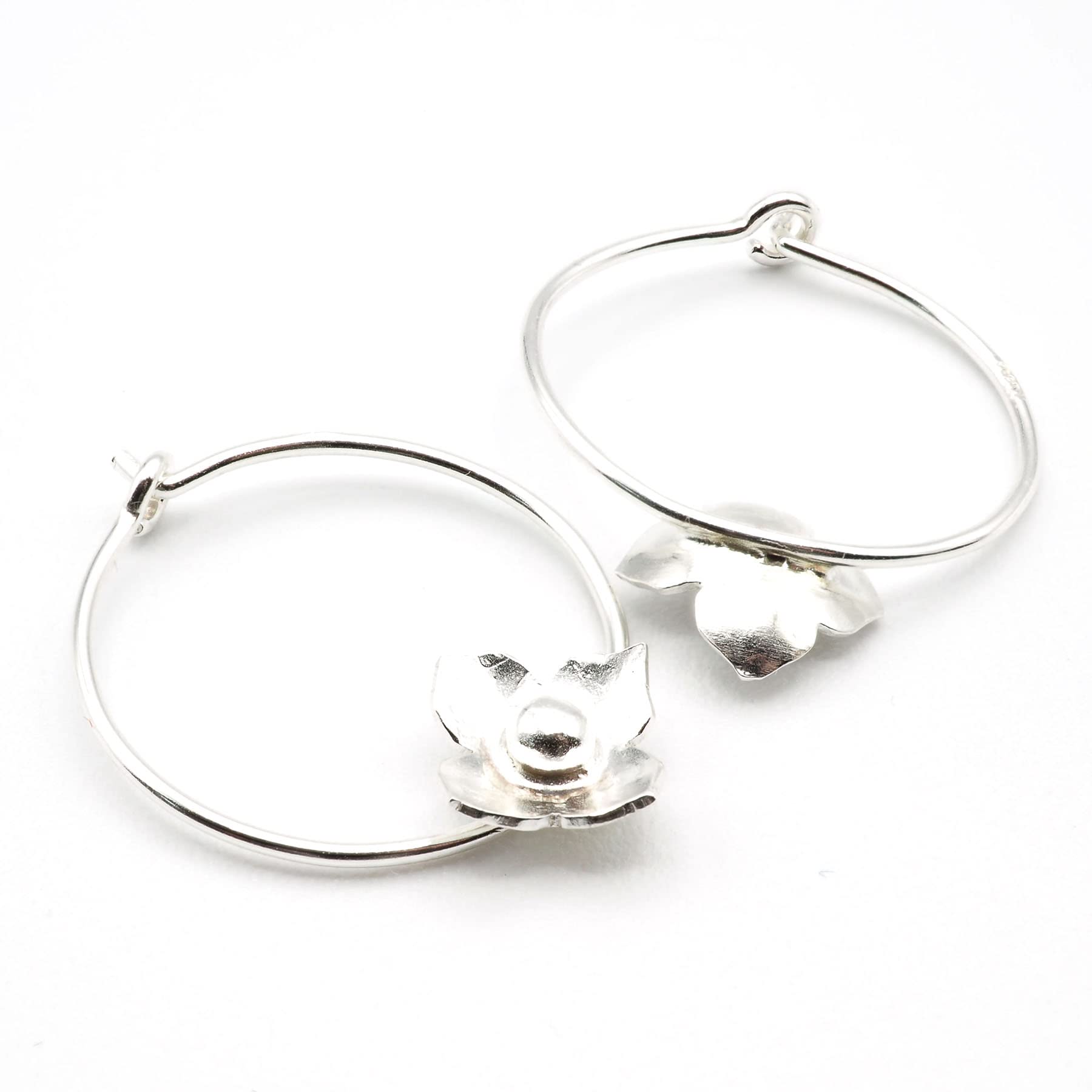 Pendientes Flor del Bosque en Plata 925