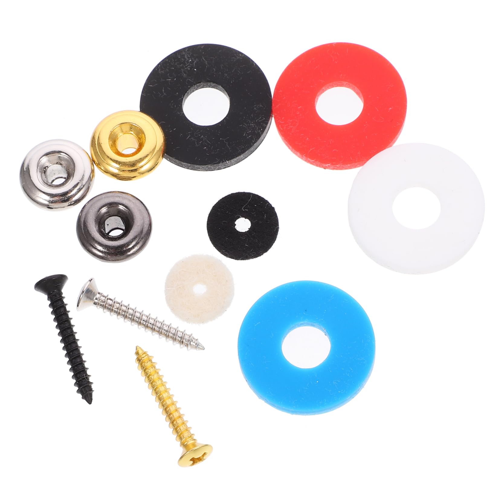 CIMAXIC Strap Locks Acoustic Guitar Retro Guitar Strap Strap Retainer Guitar Strap Buttons Acoustic Guitar Locking Strap Button Metal Lock Easy Screw Design