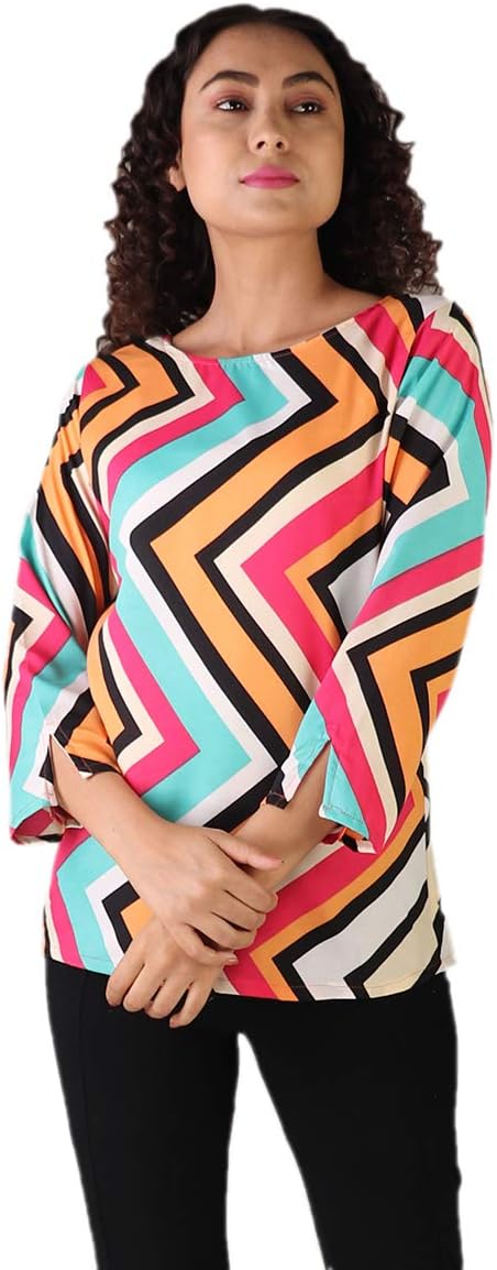 InWeaveZig That Zag Color Punch Top