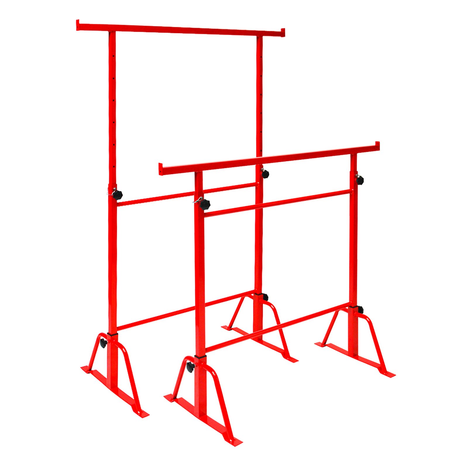 DEMA Gerüstbock Unterstellbock 2er Set, höhenverstellbar 105-170 cm, belastbar bis 200 kg, robustes Stahlrohr, sicher & stabil, ideal für Bau, Werkstatt, Renovierung, Heimwerker