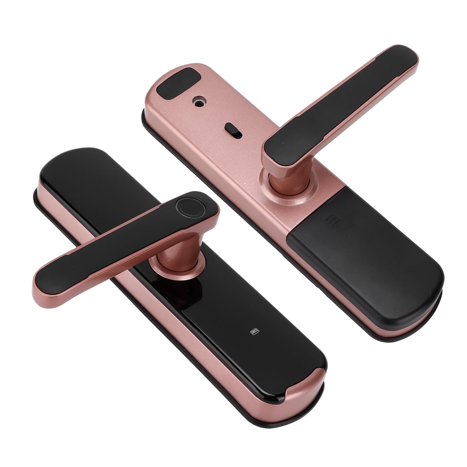 Naroote Cyfrowa Karta Zamka Drzwi dla Smart Security Anti-Theft Dostęp do Linii Papilarnych dla Domowego Biura w Kolorze Różowego Złota