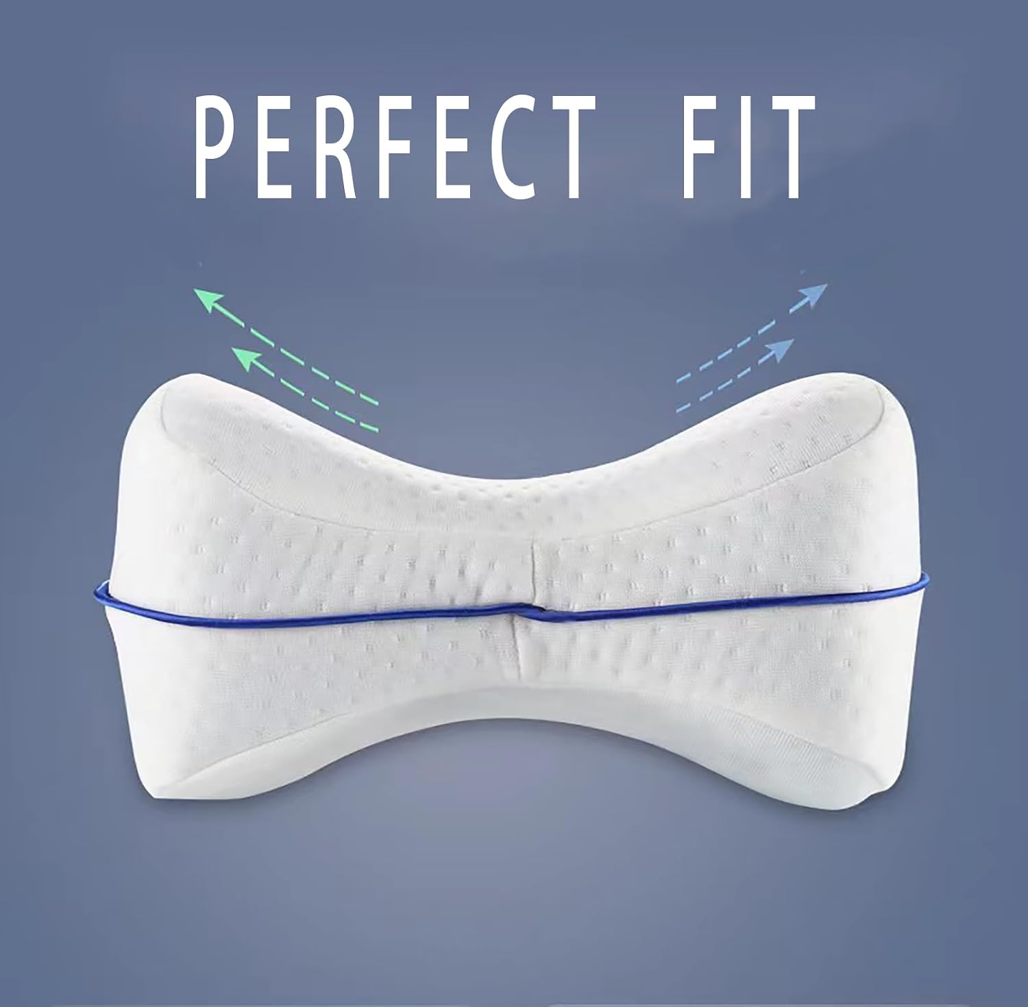 2 pcs Replacement Pillow Case for Contour Legacy Leg，Washable Zippered，Lightweight and Soft， Cover ONLY（White）