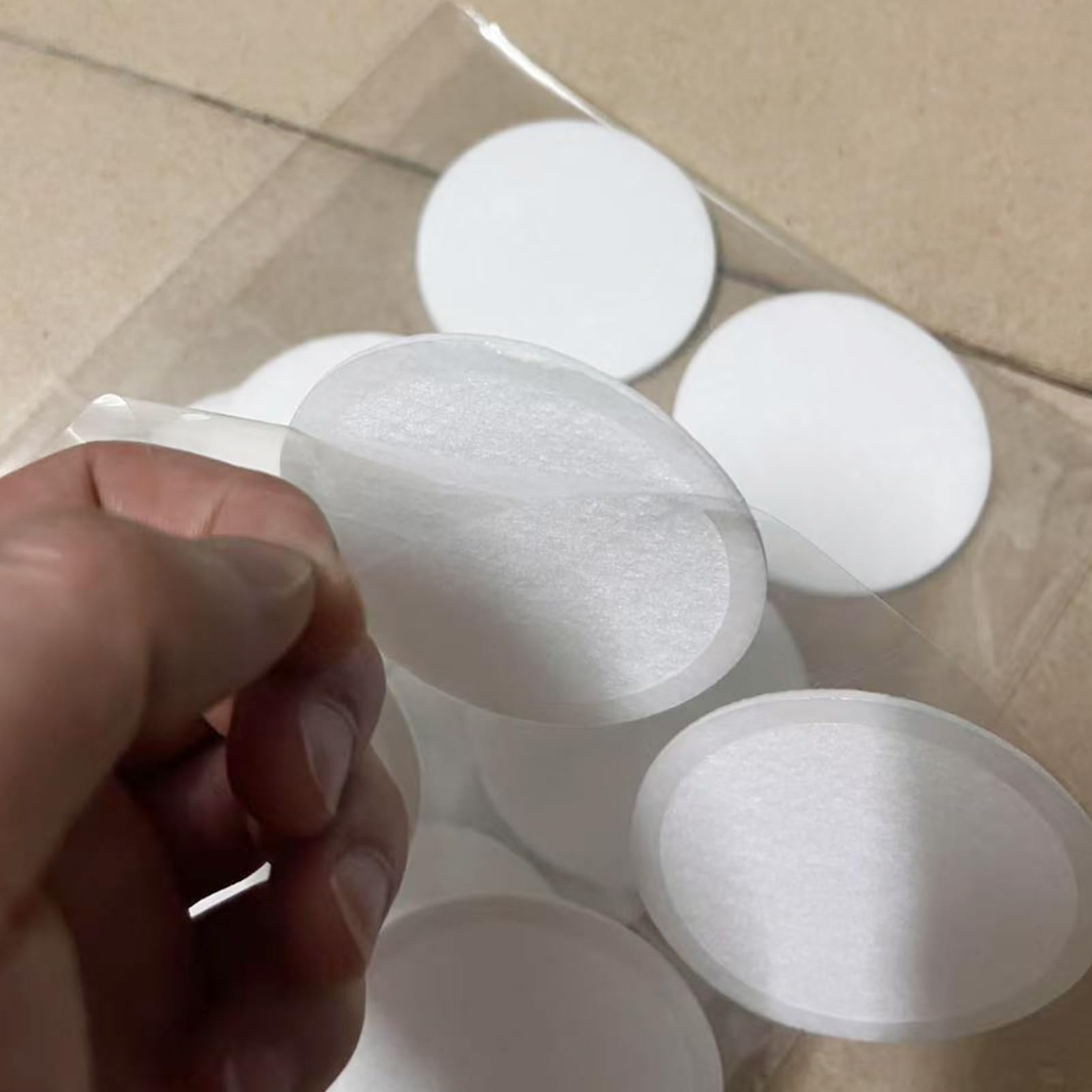 Disco Filtro Tubo - Hoja Filtro champiñones, Parche Filtro champiñones, Almohadillas Filtro champiñones, Filtro Tubo único | Filtros Caja Cultivo 24x para Suministros Creciente en Hongo a