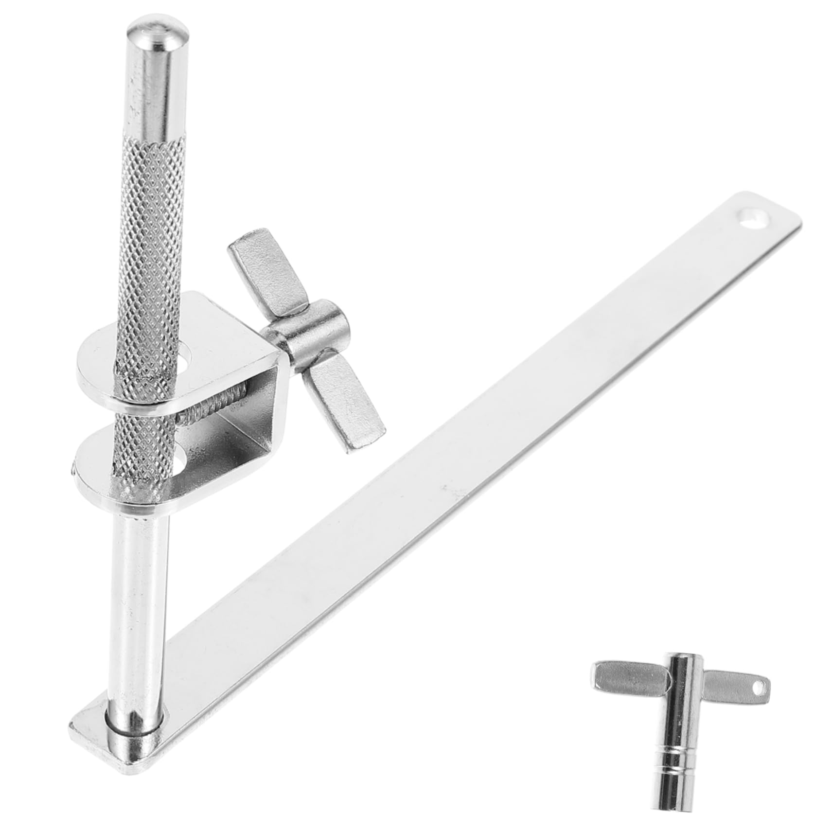 Hemoton Snare Drum Stand Accessories Cowbell Mount Clamp Bracket Heavy Duty Metal Drum Clip