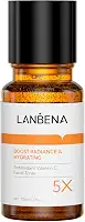 LANBENA Tônico iluminador, tônico facial com vitamina C para um tom uniforme, tônico hidratante para o rosto, sem álcool, aumenta o brilho, acalma a pele, refrescante, sem fragrância – Cuidados com a
