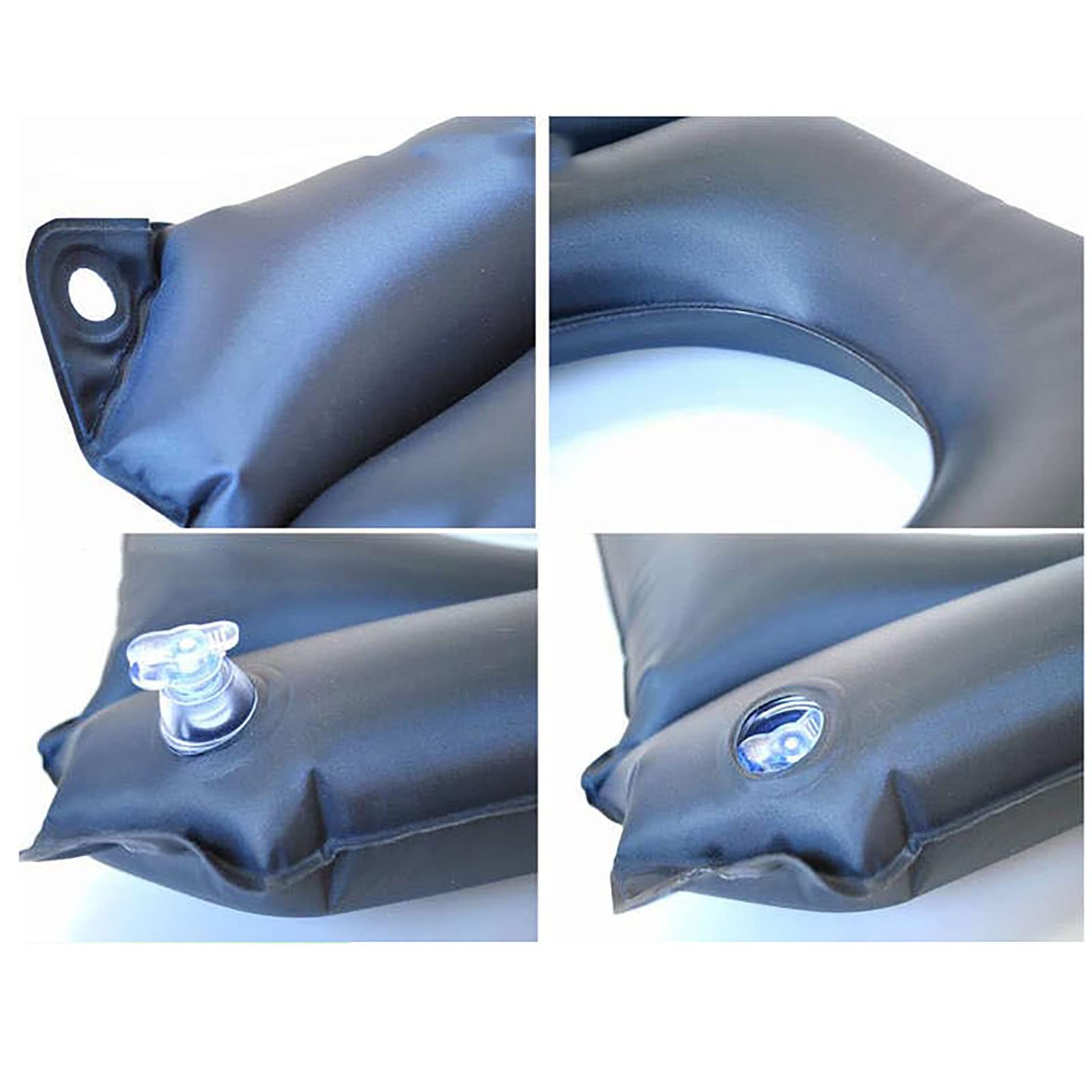 Cojines inflables, cojín para ancianos, antiescaras, transpirable y cómodo, cojín inflable para asiento, soporte de cadera, cojín portátil para silla de ruedas para personas mayores con discapaci