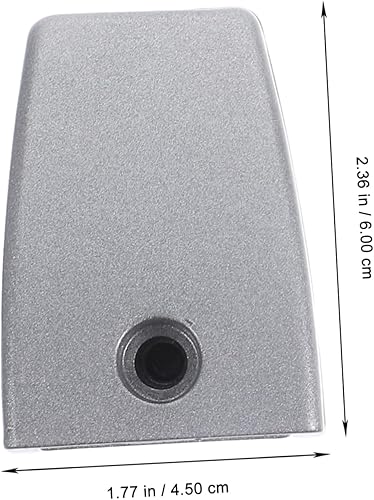 Miniatura 5 de STOBOK 4 unids clip de vidrio escritorio abrazadera de escritorio Partición escritorio abrazaderas de división de escritorio aleación de aluminio