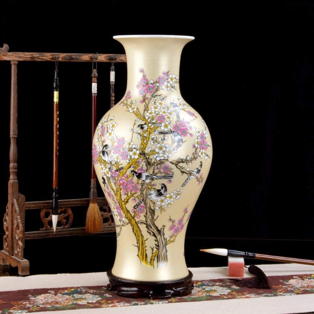 Statua Scultura per la Casa Ornamento Ufficio Libreria Deco Figurine Statua Animale Ornamenti Vaso in Ceramica a coda di pesce Vaso Oro Smalto Prugna Pastello Moderno Arredamento per la Casa Camera