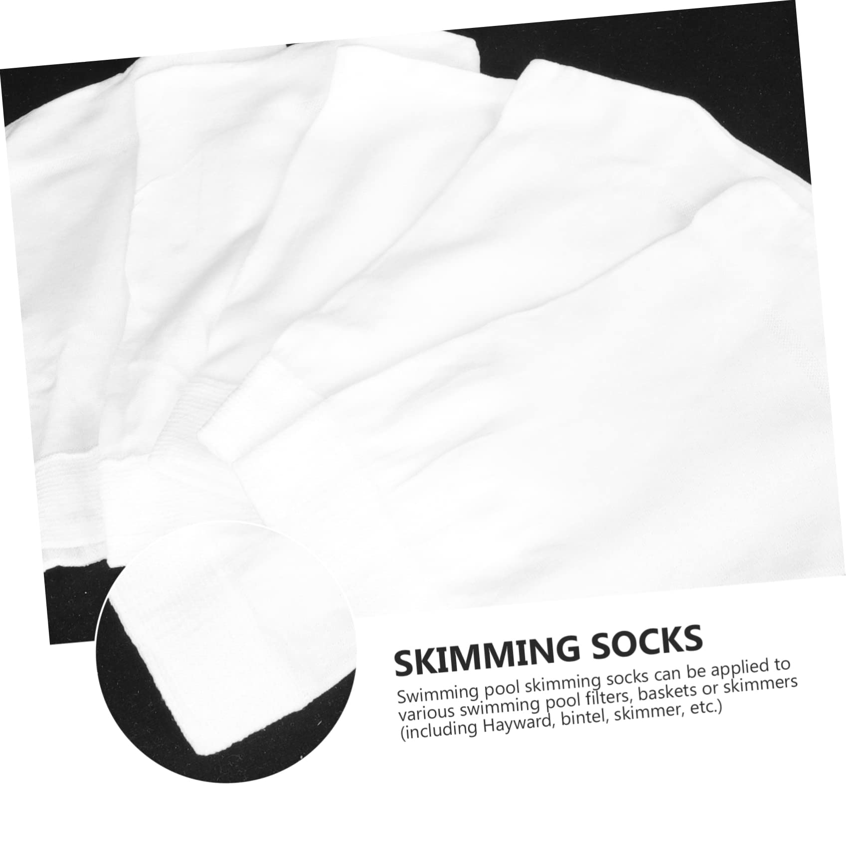 Toddmomy 3ensembles Chaussettes De Skimmer pour Piscine De Filtre De Nettoyage pour Épuration De Eau Et Spas Accessoire Pratique Et Réutilisable